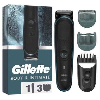 Gillette Body & Intimate i5 Kūno Plaukų Kirpiklis Vyrams - Belaidis Elektrinis Trimeris