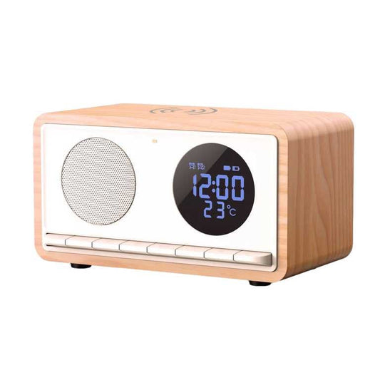 Manta Radijo Žadintuvas su Belaidžiu Įkrovikliu RDI912W - Rimini White 2-in-1