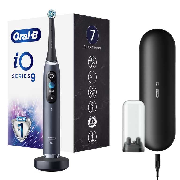 Oral-B iO Series 9 Elektrinis Dantų Šepetėlis - Juodas Premium