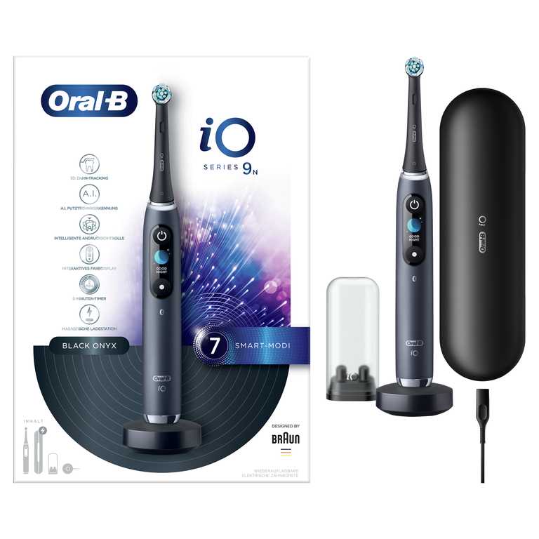 Oral-B iO Series 9 Elektrinis Dantų Šepetėlis - Juodas Premium