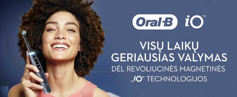 Oral-B iO Series 9 Elektrinis Dantų Šepetėlis - Juodas Premium