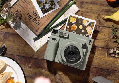 Tūlītējās drukas kamera Fujifilm Instax Wide 400 zaļa