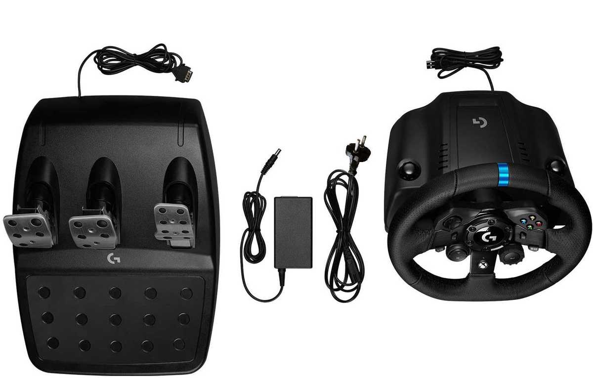 Logitech G923 sacīkšu spēļu stūre Xbox/PC — TrueForce tehnoloģija