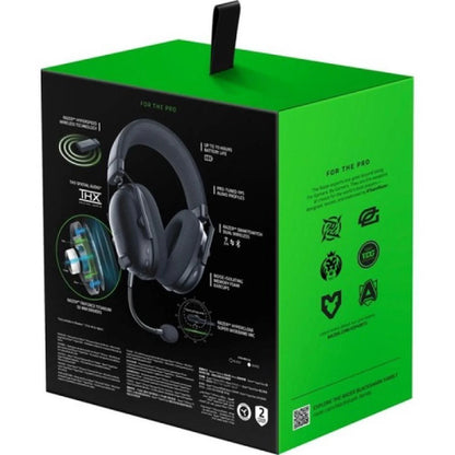 Razer BlackShark V2 Pro (2023), juodos – Belaidės žaidimų ausinės su mikrofonu