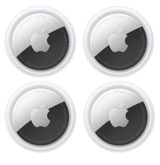 🍎 Apple AirTag 4 gab. balts - Preču meklētājs | Find My | Ultra platjoslas josla | 1 gada akumulators | NFC