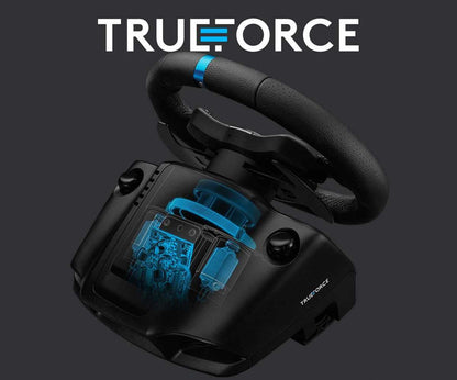 Logitech G923 sacīkšu spēļu stūre Xbox/PC — TrueForce tehnoloģija