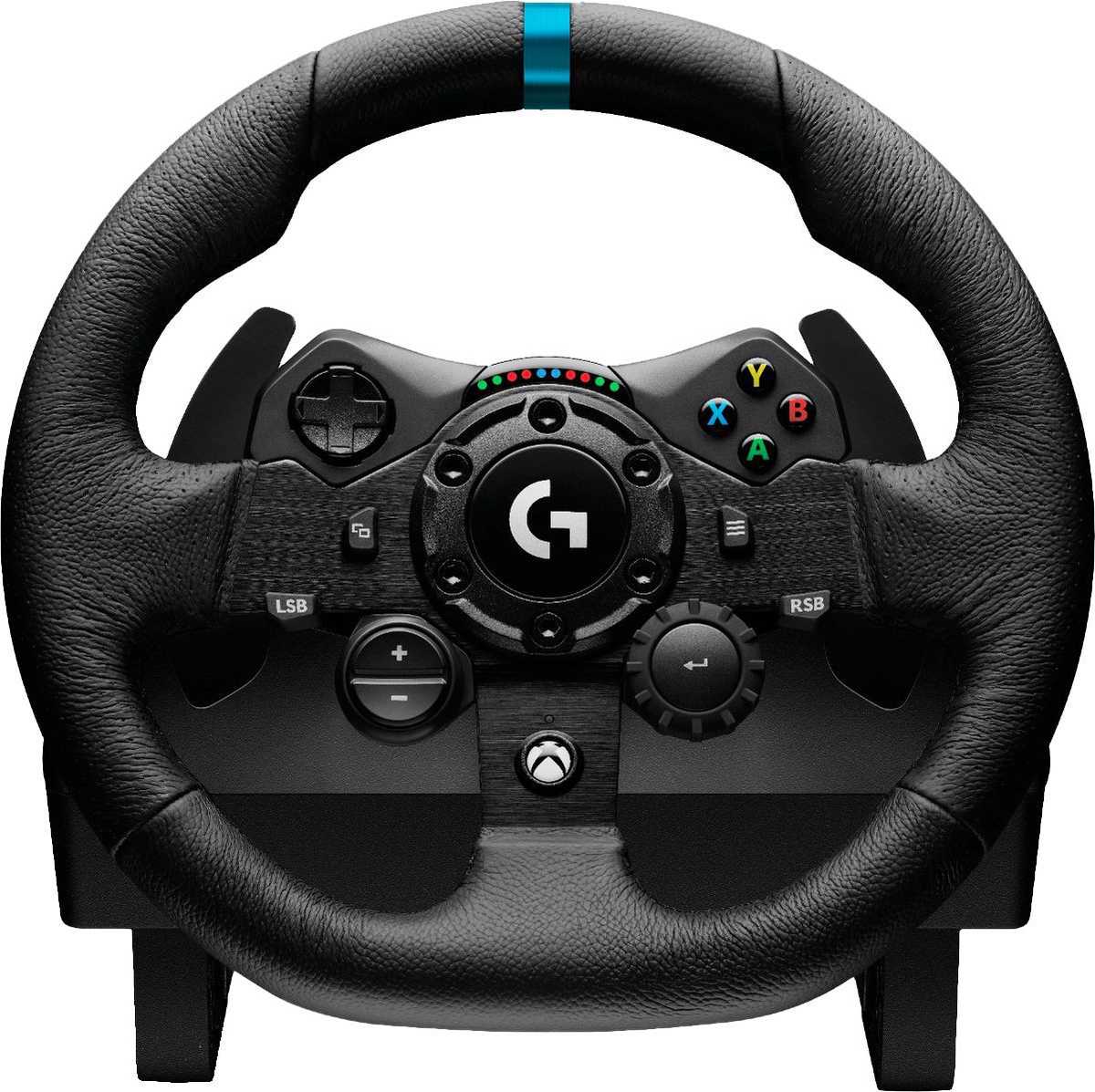Logitech G923 sacīkšu spēļu stūre Xbox/PC — TrueForce tehnoloģija