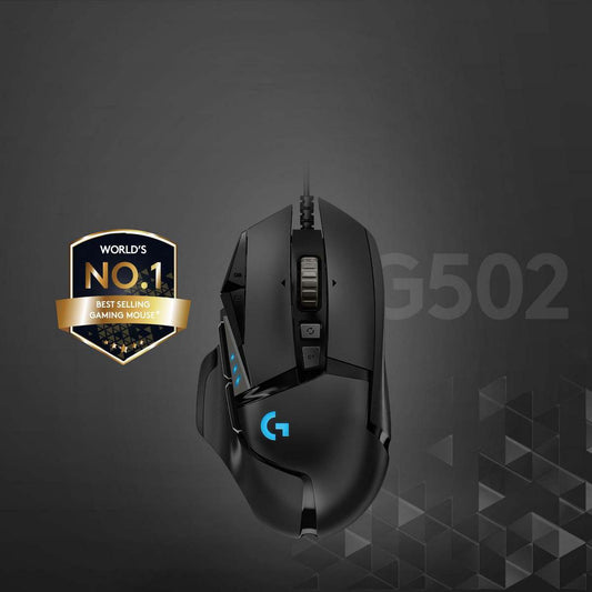 Logitech G502 Hero Žaidimų Pelė – Legendinė Tikslumo Galia 🔹 Tobula kontrolė kiekvienam žaidėjui 