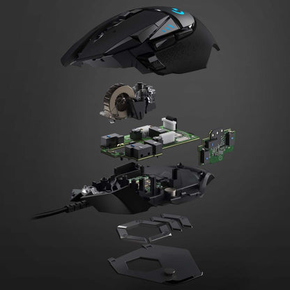 Logitech G502 Hero Žaidimų Pelė – Legendinė Tikslumo Galia 🔹 Tobula kontrolė kiekvienam žaidėjui 