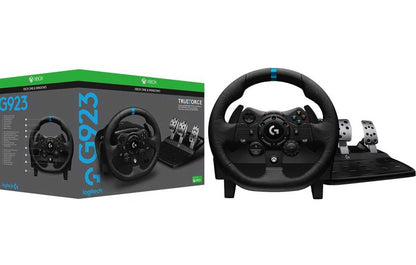 Logitech G923 sacīkšu spēļu stūre Xbox/PC — TrueForce tehnoloģija