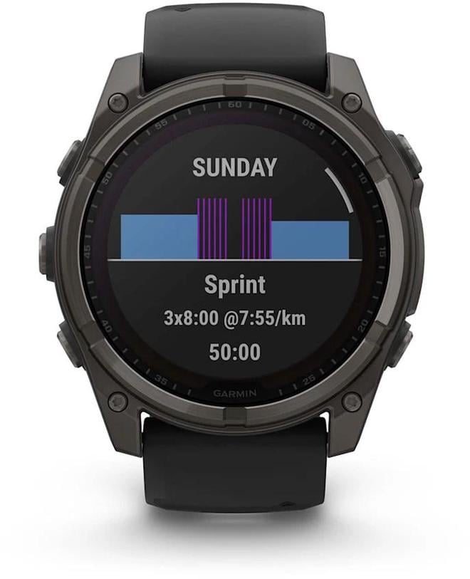 Garmin Fenix 8 51mm Solar Sapphire - Juodas