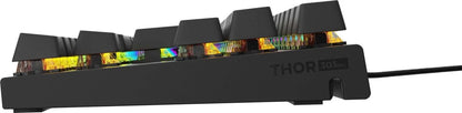 Klaviatūra Genesis Thor 303 TKL RGB, Outemu Brown, EN (US), juoda