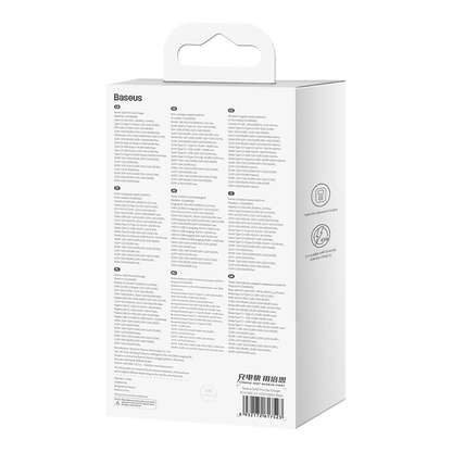 ⚡ Baseus GaN5 Pro 65W Melns - 3 Portu Lādētājs | 2x USB-C + USB | 100 cm Kabelis | Ceļojumiem