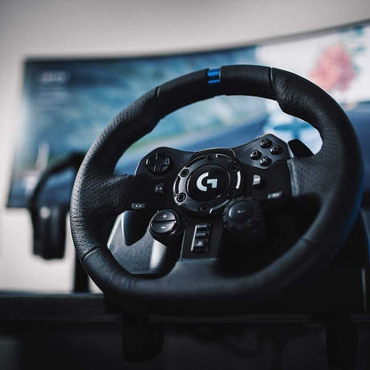 Logitech G923 sacīkšu spēļu stūre PS4/PC — TrueForce tehnoloģija