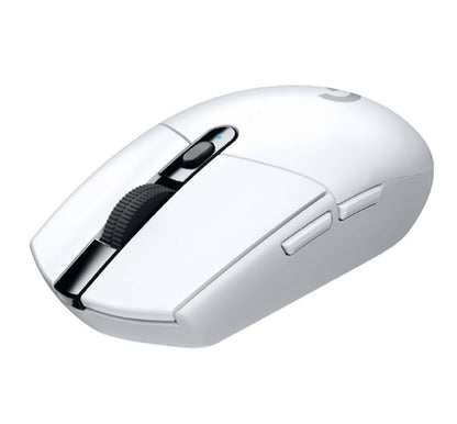 Logitech G305 Lightspeed bezvadu spēļu pele, HERO sensors, 12000 DPI, balta