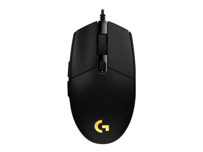 Logitech G102 Lightsync laidinė žaidimų pelė, RGB apšvietimas, 8000 DPI, juoda