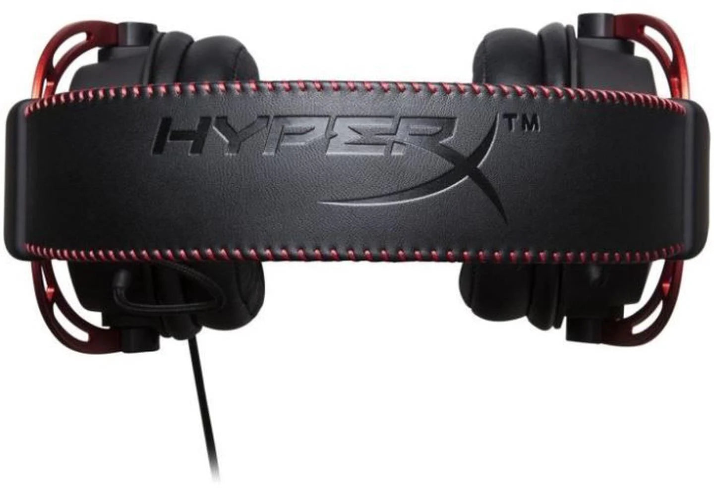 Vadu spēļu austiņas HyperX Cloud Alpha, melnas/sarkanas