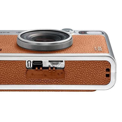 Fujifilm Instax Mini Evo hibrīdkamera - brūns LCD ekrāns 100 efekti