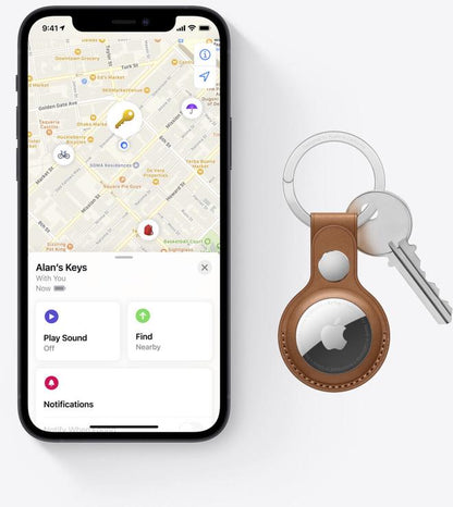 🍎 Apple AirTag 4 gab. balts - Preču meklētājs | Find My | Ultra platjoslas josla | 1 gada akumulators | NFC