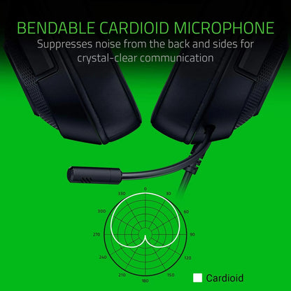 Laidinės žaidimų ausinės Razer Kraken X Lite, juodos
