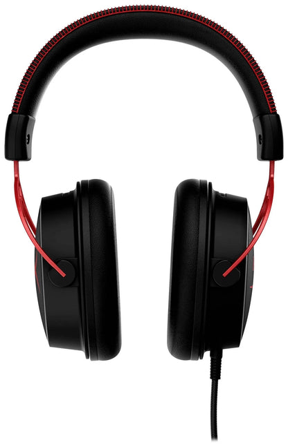 Vadu spēļu austiņas HyperX Cloud Alpha, melnas/sarkanas