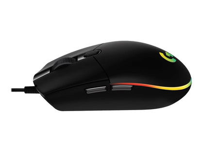 Logitech G102 Lightsync laidinė žaidimų pelė, RGB apšvietimas, 8000 DPI, juoda