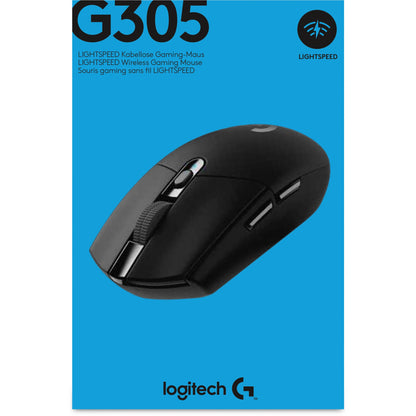 Logitech G305 Recoil bezvadu spēļu pele, melna