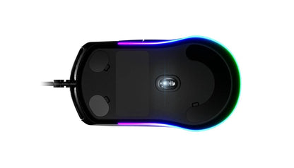 SteelSeries Rival 3 – laidinė žaidimų pelė, 8500 DPI, 3 zonų RGB apšvietimas, juoda
