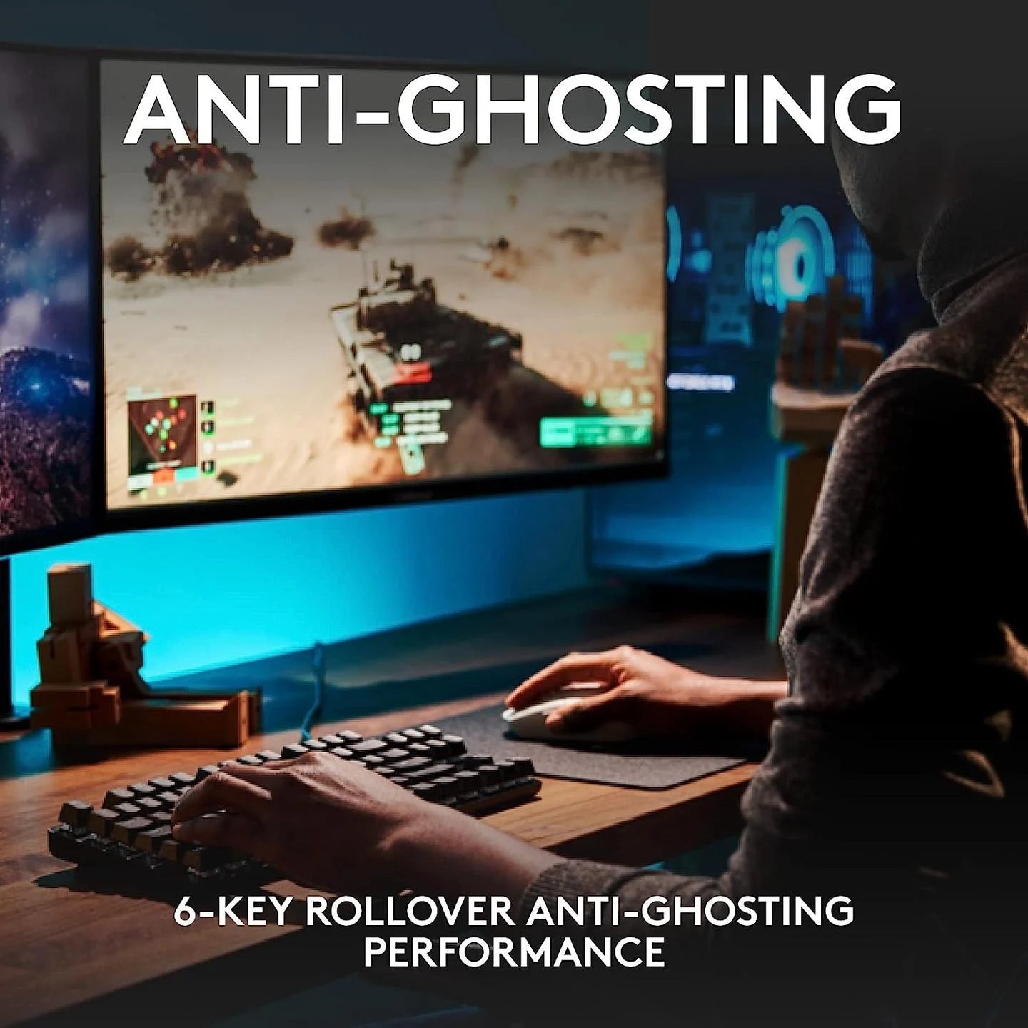 Klawiatura Logitech G413 TKL SE, EN, czarna