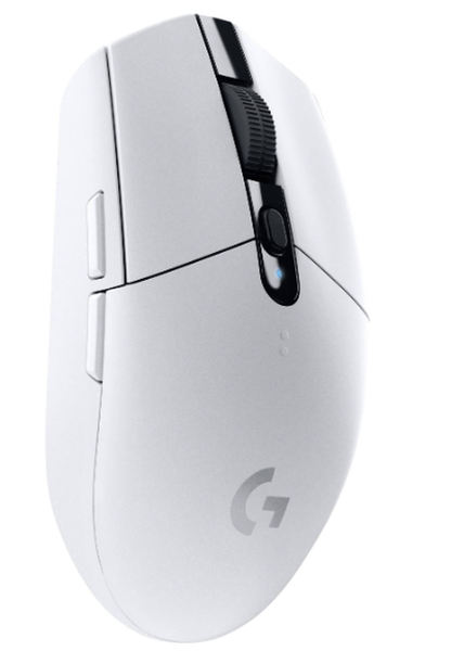 Logitech G305 Lightspeed bezvadu spēļu pele, HERO sensors, 12000 DPI, balta