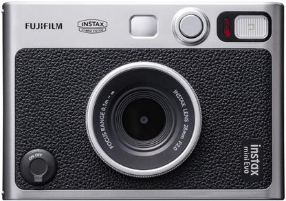 Fujifilm Instax Mini Evo hibrīdkamera - brūns LCD ekrāns 100 efekti