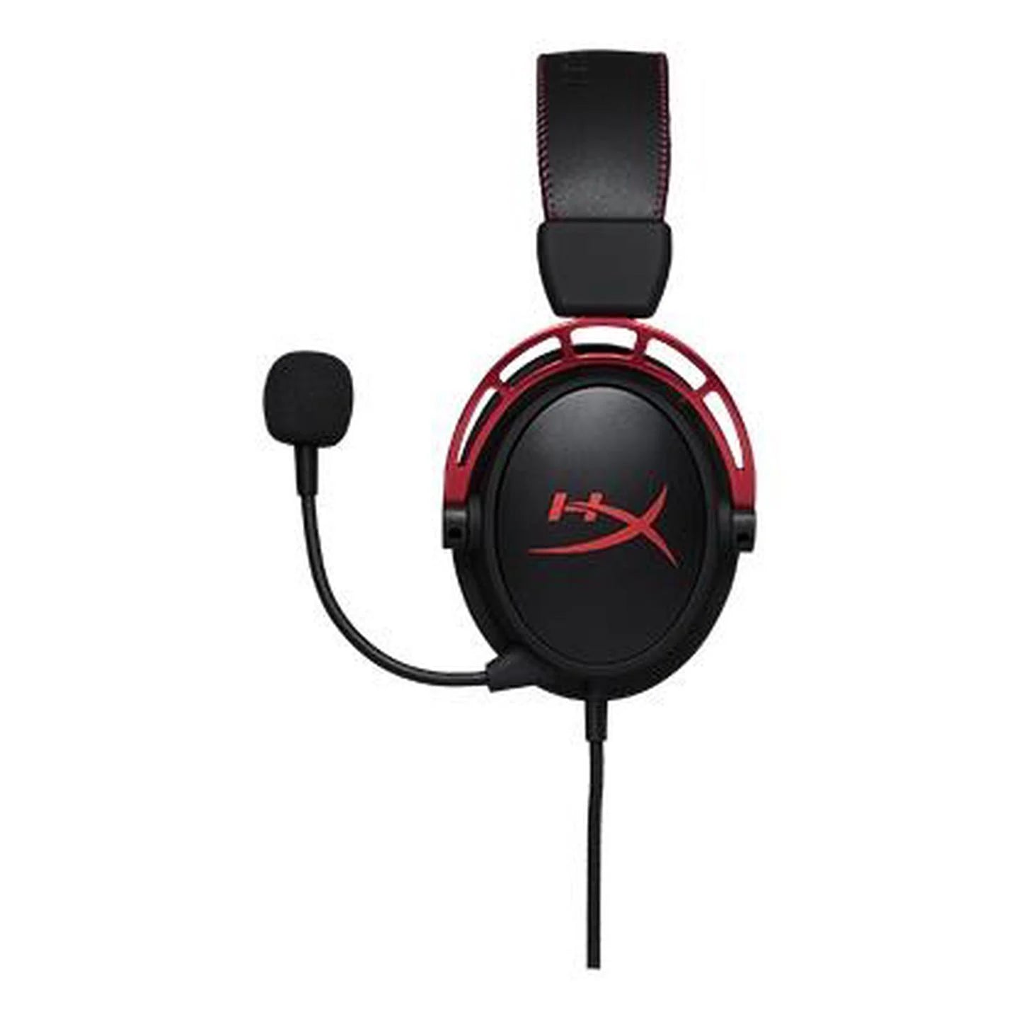 Vadu spēļu austiņas HyperX Cloud Alpha, melnas/sarkanas