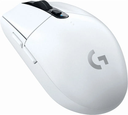 Logitech G305 Lightspeed bezvadu spēļu pele, HERO sensors, 12000 DPI, balta