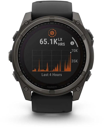 Garmin Fenix 8 51mm Solar Sapphire - Juodas