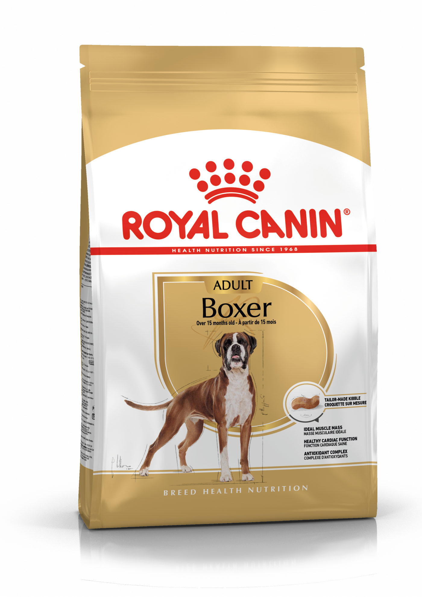 Royal Canin Boxer Adult šunų maistas 12 kg - specialiai subalansuotas maistas suaugusiems boksieriams