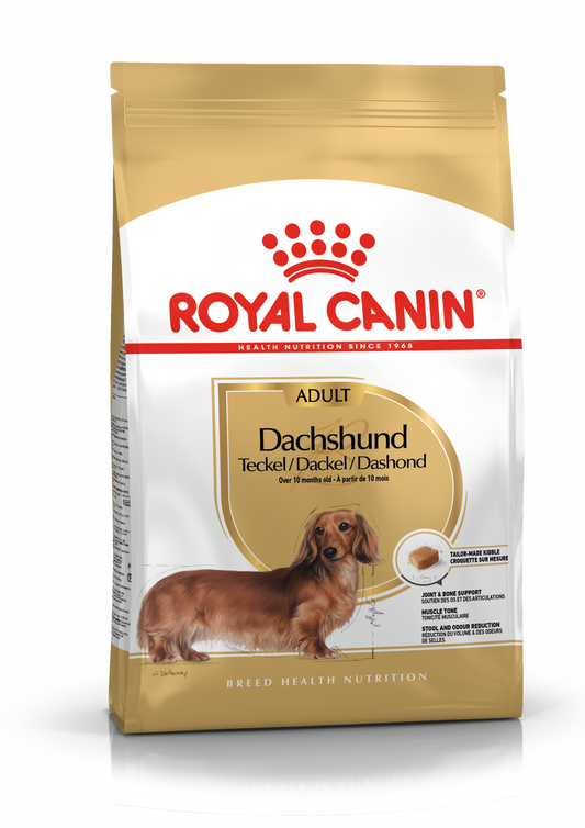 Royal Canin Dachshund Adult šunų maistas 1,5 kg - specialiai subalansuotas maistas suaugusiems taksams