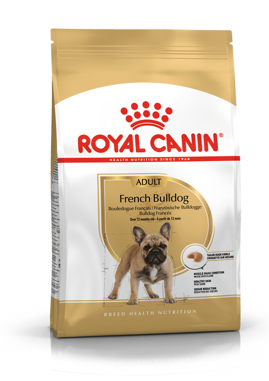 Royal Canin French Bulldog Adult šunų maistas 9 kg - specialiai subalansuotas maistas suaugusiems prancūzų buldogams