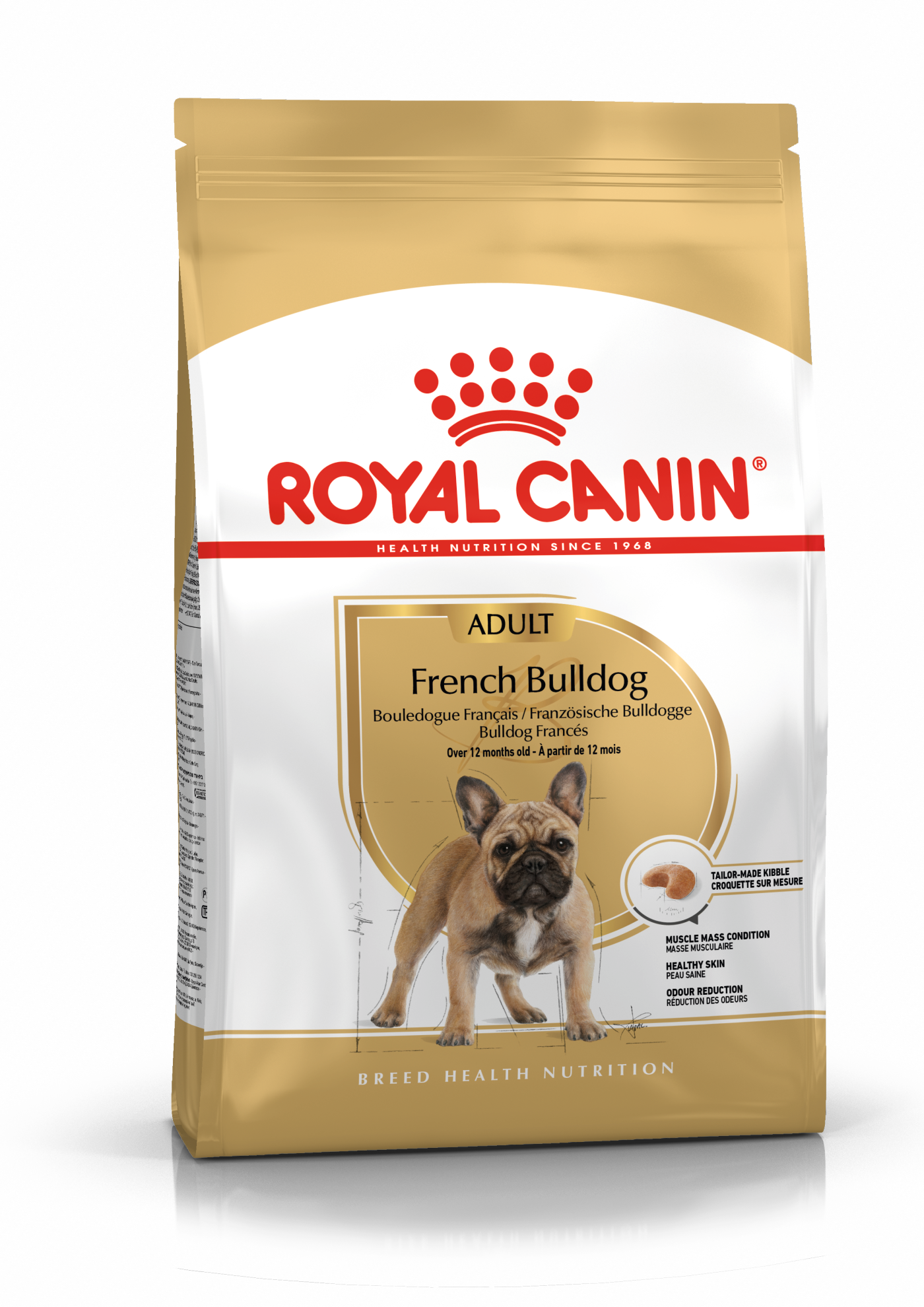 Royal Canin French Bulldog Adult šunų maistas 3 kg - specialiai subalansuotas maistas suaugusiems prancūzų buldogams