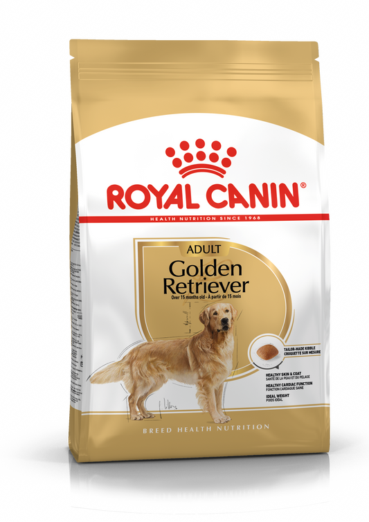 Royal Canin Golden Retriever Adult šunų maistas 12 kg - specialiai subalansuotas maistas suaugusiems auksinių retriverių