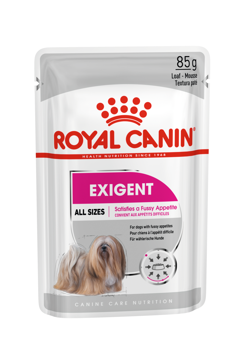Royal Canin Care Nutrition Exigent Loaf 12x85g - Šlapias maistas su paštetu išrankiems šunims