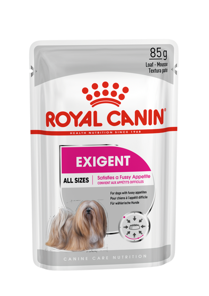 Royal Canin Exigent Loaf drėgnas maistas šunims 12x85g