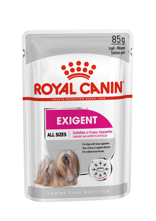 Royal Canin Care Nutrition Exigent Loaf 12x85g - Šlapias maistas su paštetu išrankiems šunims