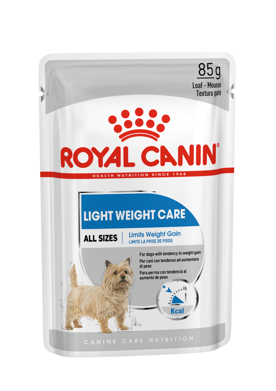 Royal Canin Care Nutrition Light Weight Care Loaf 12x85g - Šlapias maistas su paštetu šunims su polinkiu nutukti