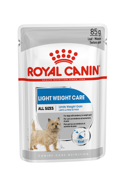 Royal Canin Care Nutrition Light Weight Care Loaf 12x85g - Šlapias maistas su paštetu šunims su polinkiu nutukti