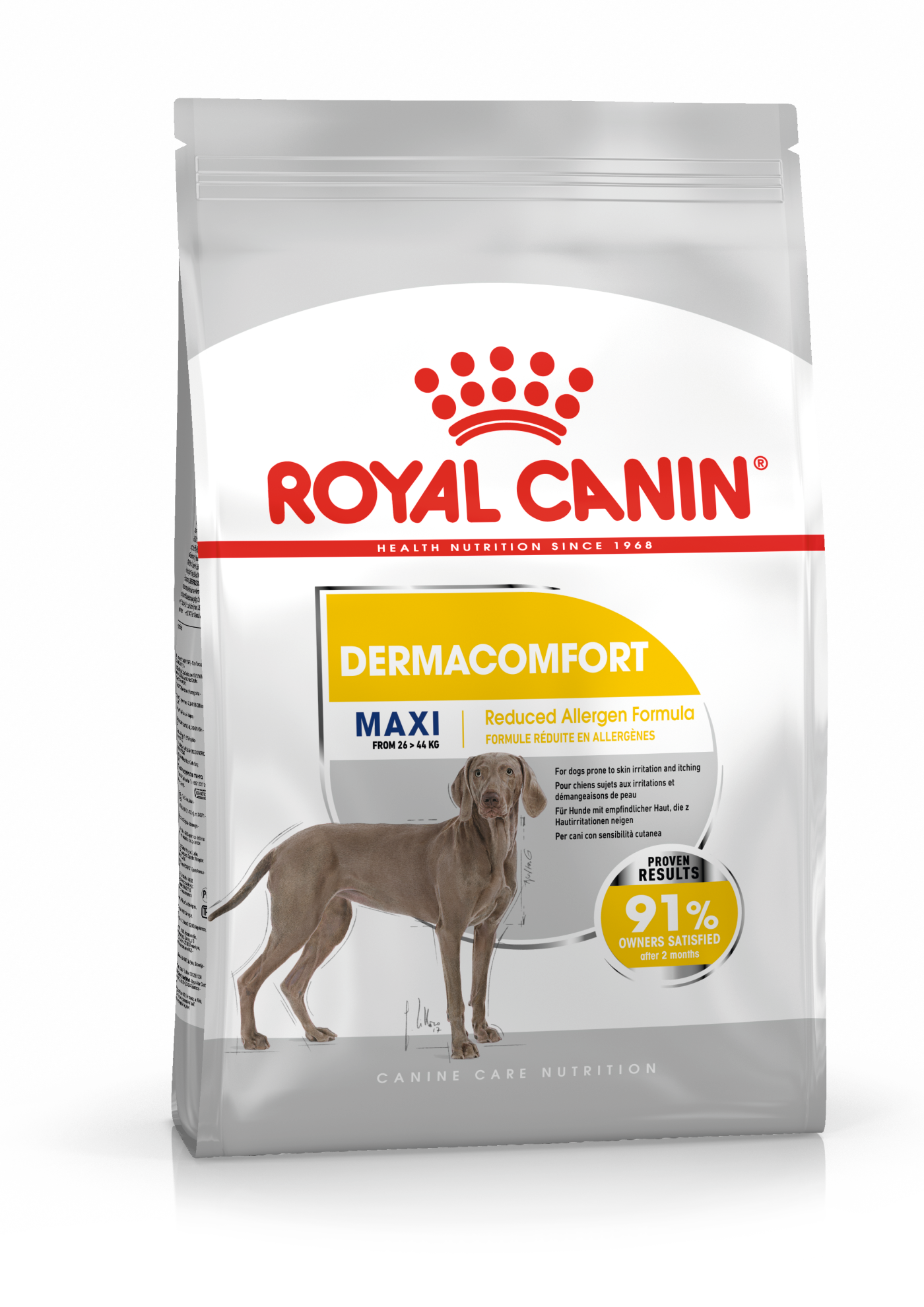 Royal Canin Care Nutrition Dermacomfort Maxi 12kg - Sausas maistas didelių veislių šunims su jautria oda