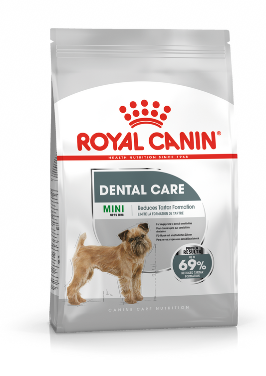 Royal Canin Care Nutrition Dental Care Mini 1kg - Sausas maistas mažų veislių šunų dantų sveikatai