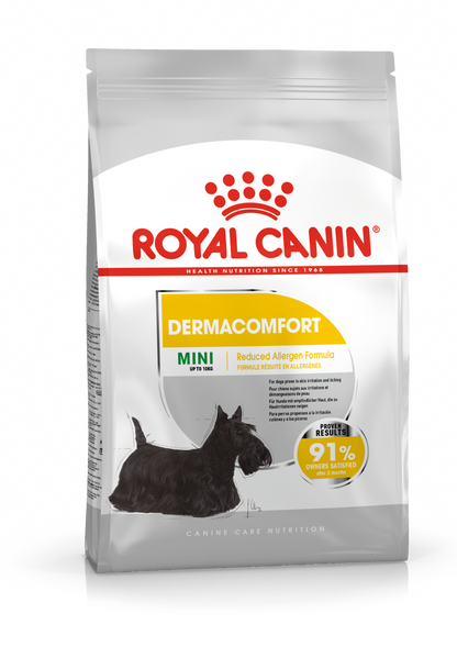 Mini Dermacomfort sausas pašaras šuniui