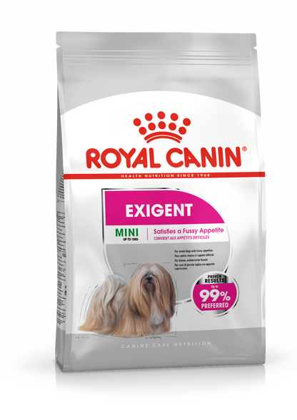 Mini Exigent dry dog ​​food