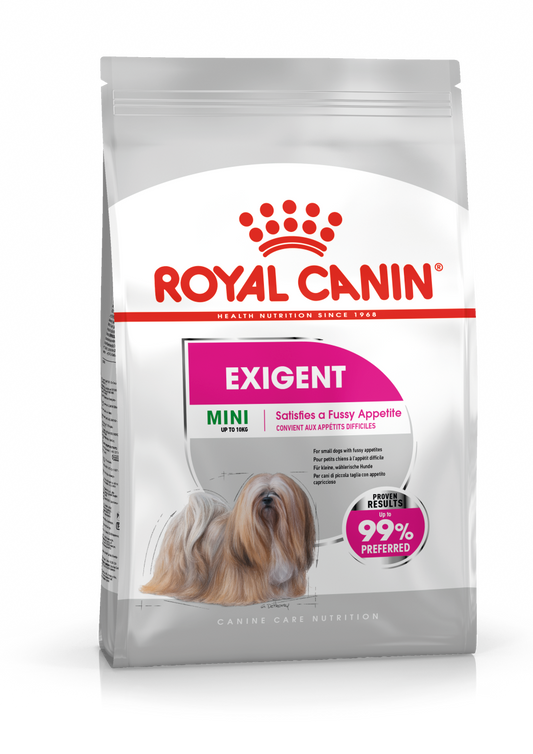 Royal Canin Care Nutrition Exigent Mini 3kg - Sausas maistas išrankiems mažų veislių šunims