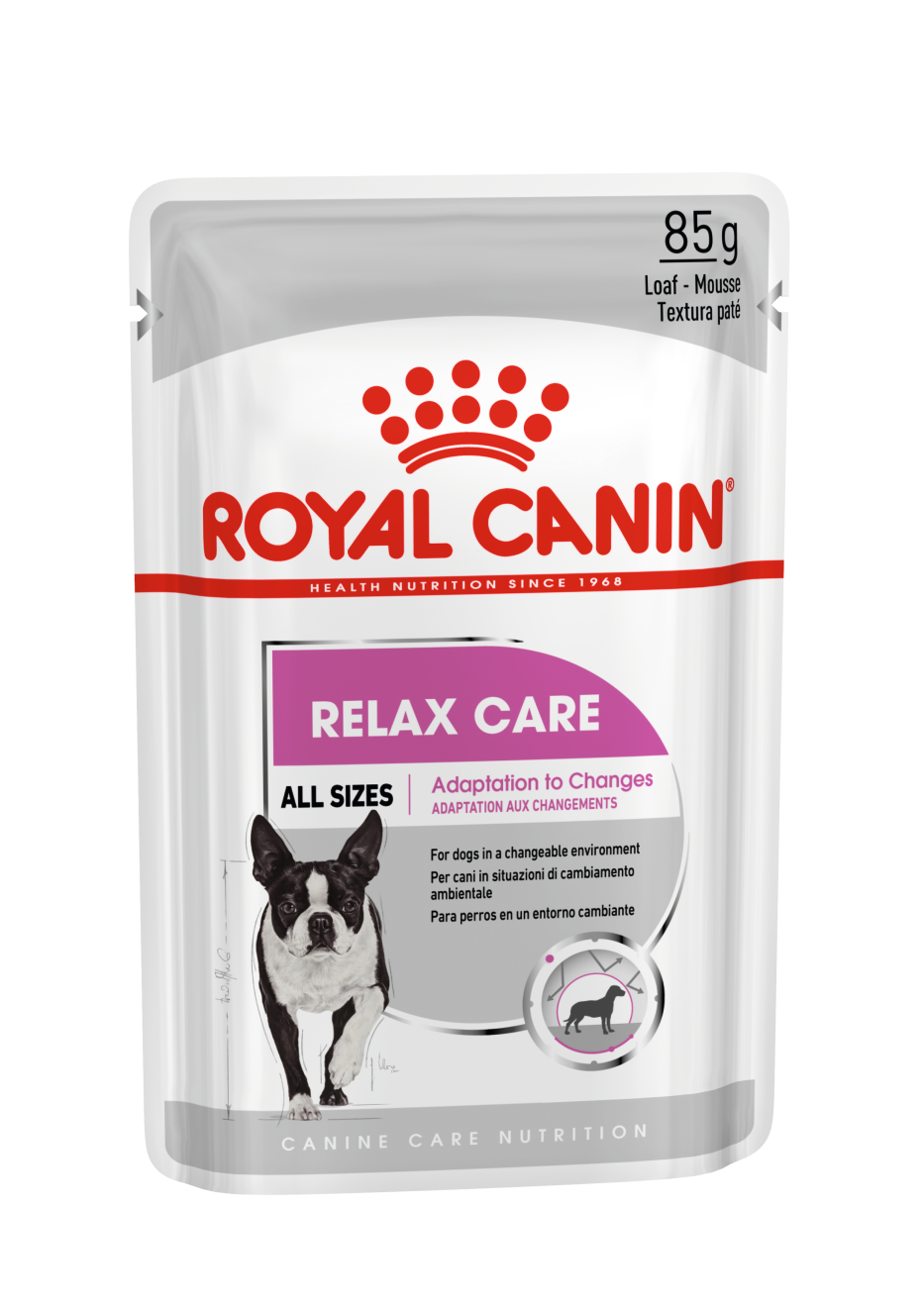 Royal Canin Care Nutrition Relax Care Loaf 12x85g - Šlapias maistas su paštetu šunims su stresu ir nerimu